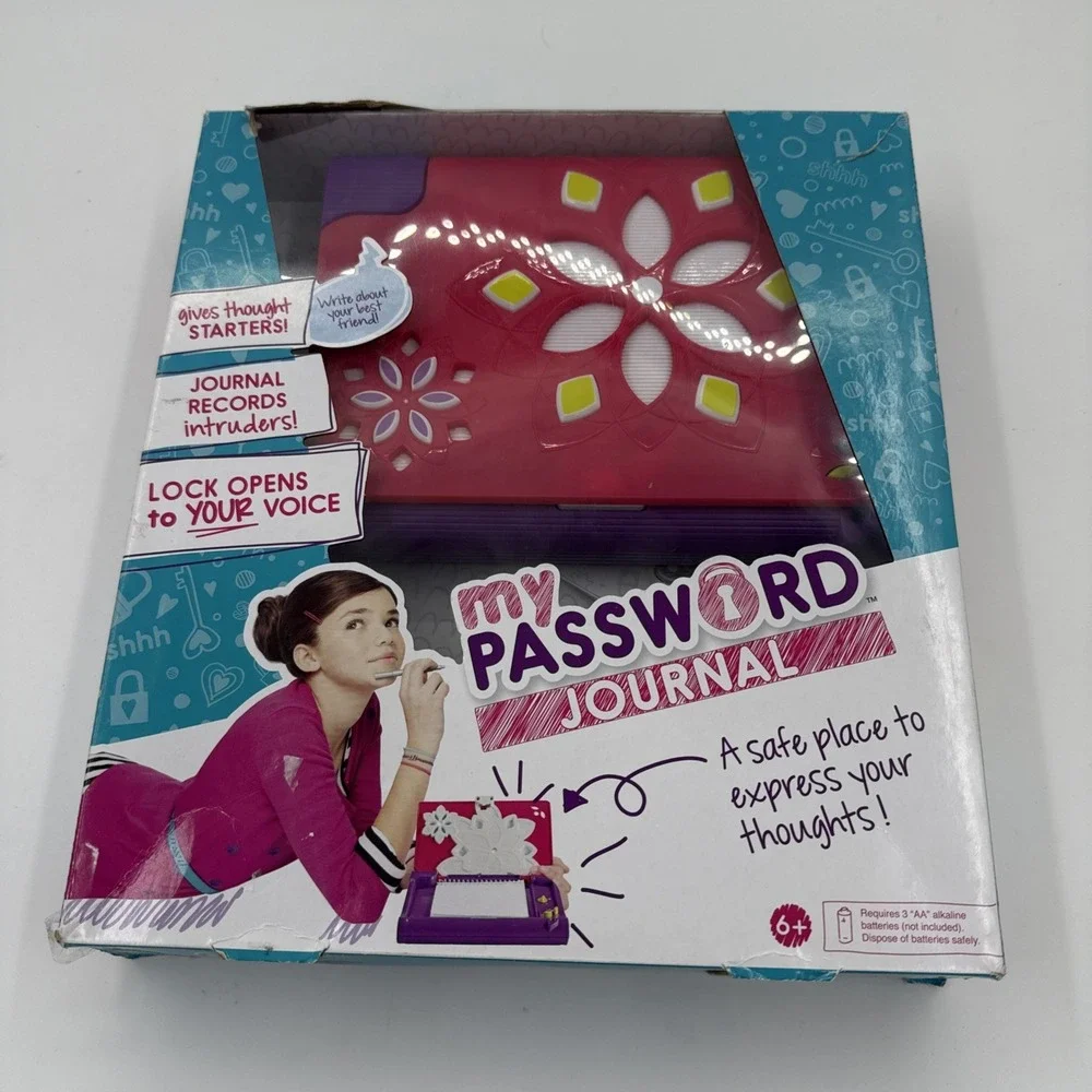 My Password Journal by Mattel - Electronic Voice Activated Diary 2014 *TESTED*